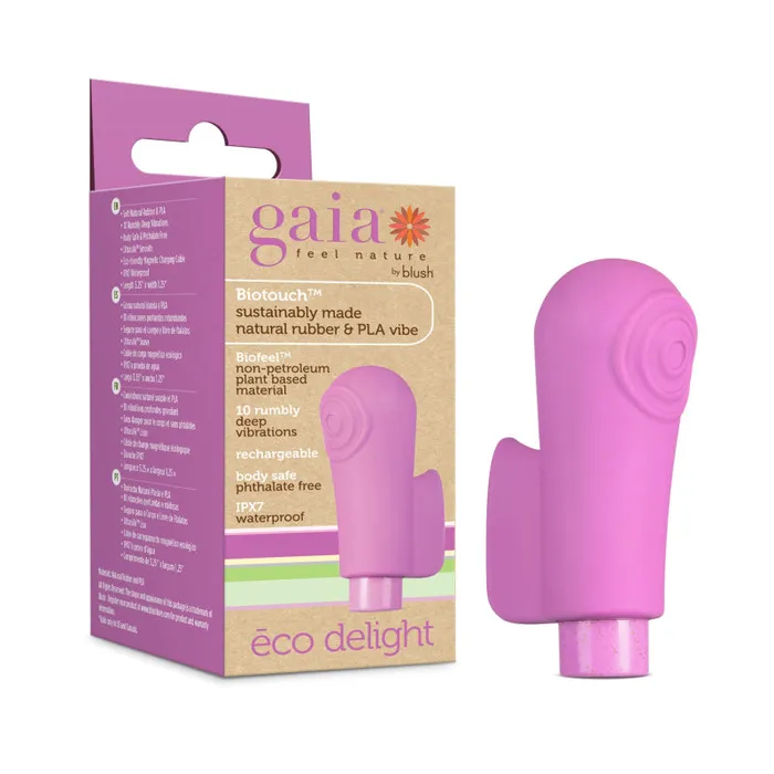 Vibrators | Blush Novelties Gaia Eco Delight - Purple Vibrators | Blush Novelties Gaia Eco Delight - Purple