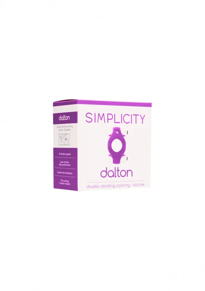Vibrators DALTON double vibrating cockring Purple Shots Simplicity