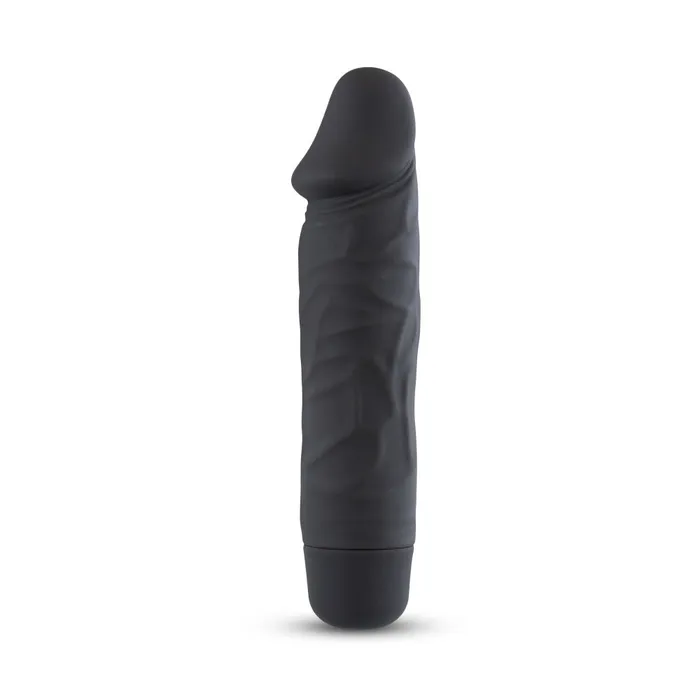 Anal Blush Novelties Silicone Willys Maverick 625 Inch Vibrating Dildo Black