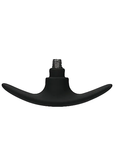 Anal SHOTS AMERICA wd Interchangeable Butt Plug Pointed Large Black