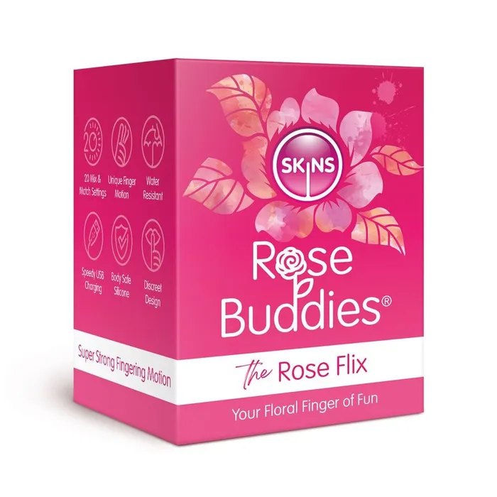 Skins Rose Buddies The Rose Flix Clitoral Massager Pink Skins Vibrators Skins Rose Buddies The Rose Flix Clitoral Massager Pink Skins Vibrators