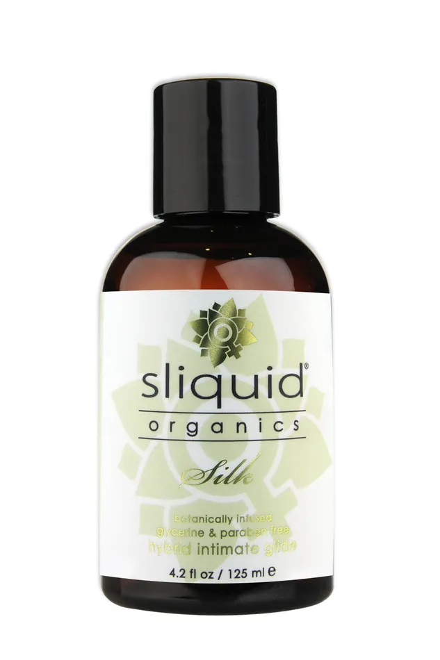 Vibrators Sliquid Organics Silk 42 Fl Oz 124 ml