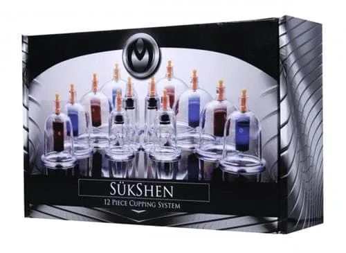 Sukshen 12 Piece Cupping Set XR Brands Master Series Female Sex Toys