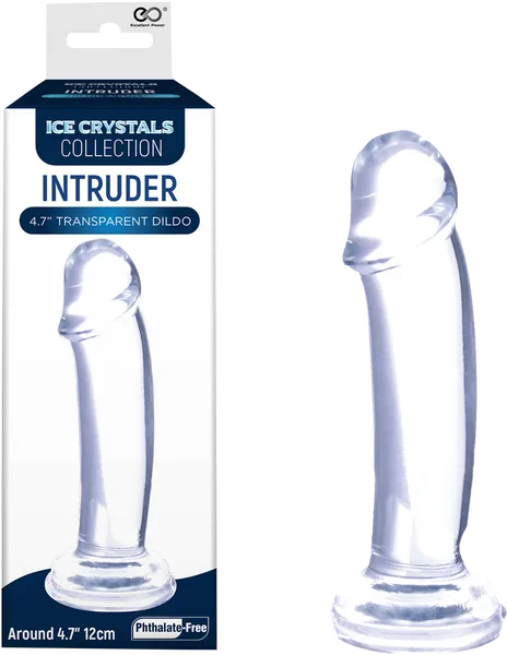 Excellent Power Dildos Intruder 47 Transparent Dildo Clear