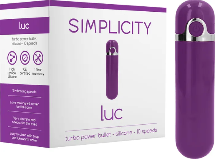 Shots Media Vibrators LUC Power Bullet Purple Sex Toy Adult Pleasure