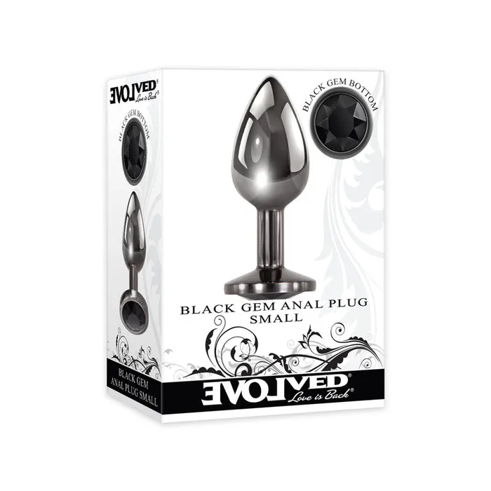 Anal Evolved Black Gem Anal Plug Small Evolved Anal Evolved Black Gem Anal Plug Small Evolved