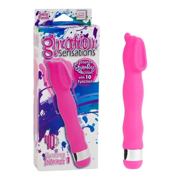 California Exotic Novelties Vibrators Gyration Sensations Gyrating Hummer Pink