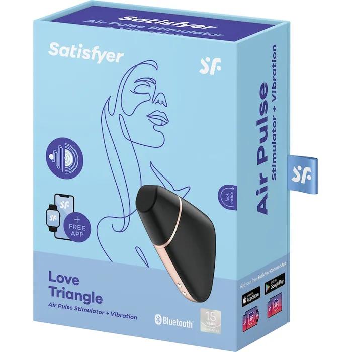 Satisfyer Love Triangle Black Vibrant Vibes Australia Quality Sex Toys Great Prices Vibrators