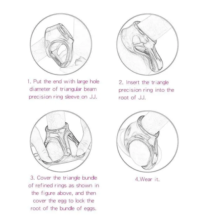SxLife Official Male Sex Toys Silicone Sex Cage Bound Men Penis Ring SxLife Official Male Sex Toys Silicone Sex Cage Bound Men Penis Ring