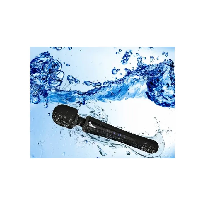 Viben Obsession Rechargeable Wand Massager Black Vibrant Vibes Australia Quality Sex Toys Great Prices Vibrators