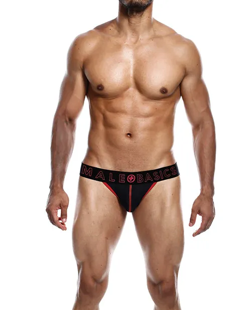 Male Basics Neon Jockstrap Red Male Basics Vibrators