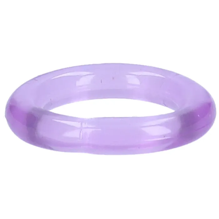 Pink BOB Male Sex Toys Single Stretchy Cock Ring