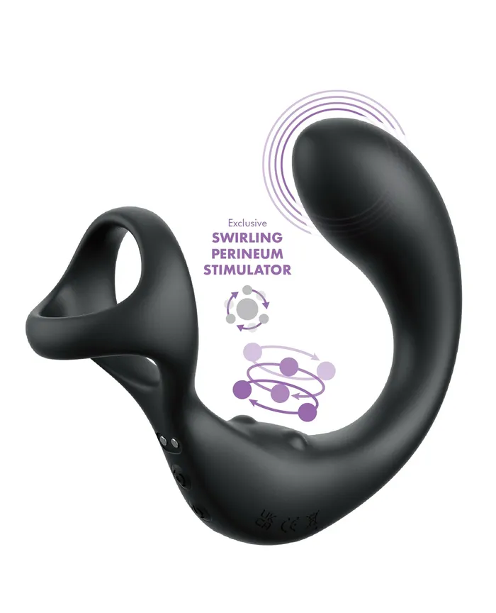 Pipedream Anal Fantasy Elite AssGasm TaintAlizer PSpot Vibrator Black Anal