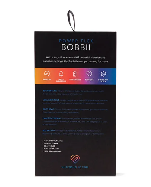 Vibrators Nu Sensuelle Sensuelle Bobbii Flexible Vibe 69 Function