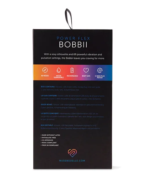 Vibrators Nu Sensuelle Sensuelle Bobbii Flexible Vibe 69 Function