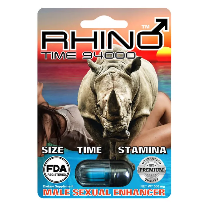 Anal Rhino Rhino Time 94000 Male Sexual Enhancer 24 PC Display 500mg Capsule for Maximum Drive Endurance Anal Rhino Rhino Time 94000 Male Sexual Enhancer 24 PC Display 500mg Capsule for Maximum Drive Endurance