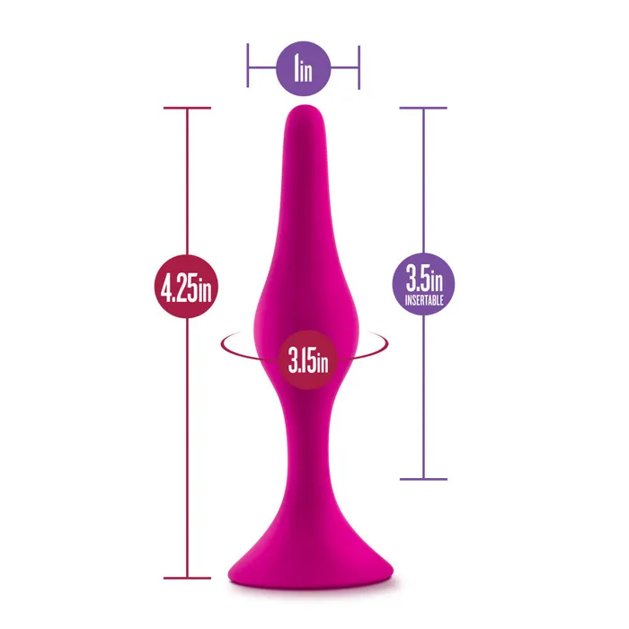 Blush Anal Luxe By Blush Beginner Pink 425Inch Anal Plug