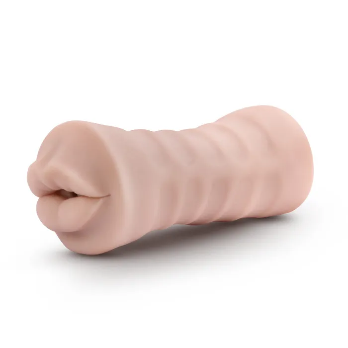 Blush Male Sex Toys M For Men By Blush Angie Realistic Vanilla Vibrating Masturbator Stroker