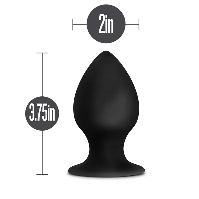 Blush Novelties Male Sex Toys Anal Adventures Platinum Silicone Stout Anal Plug Expand Your Pleasure Horizons