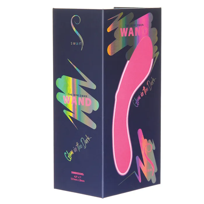 BMS BMS The Mini Swan Wand Glow in the DarkPink Dildos