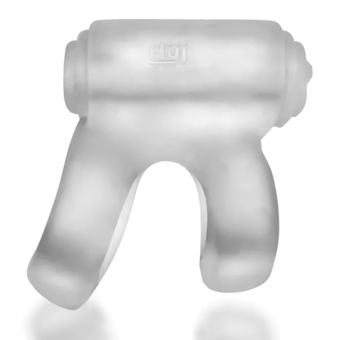 Couples Hunky Junk Revhammer Clear Ice Vibrating Cock Ring from Oxballs OXBALLS