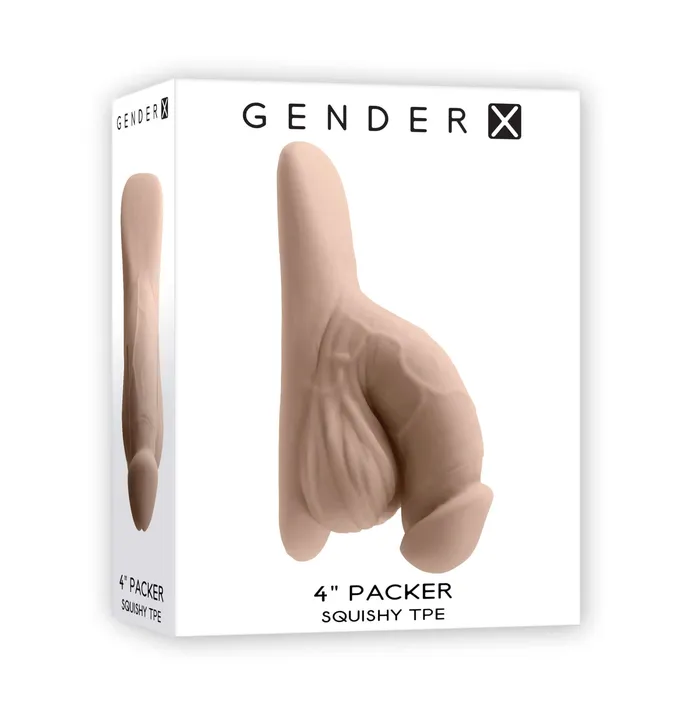 Dildos Evolved Novelties Gender X 4Inch Packer Dildo The Realistic Light Skin Tone Companion Dildos Evolved Novelties Gender X 4Inch Packer Dildo The Realistic Light Skin Tone Companion