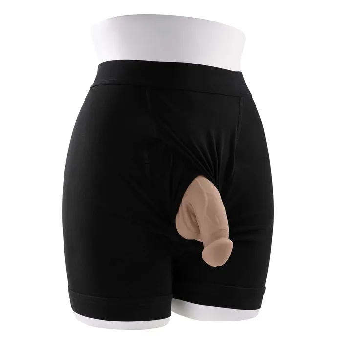 Dildos Evolved Novelties Gender X 4Inch Packer Dildo The Realistic Light Skin Tone Companion