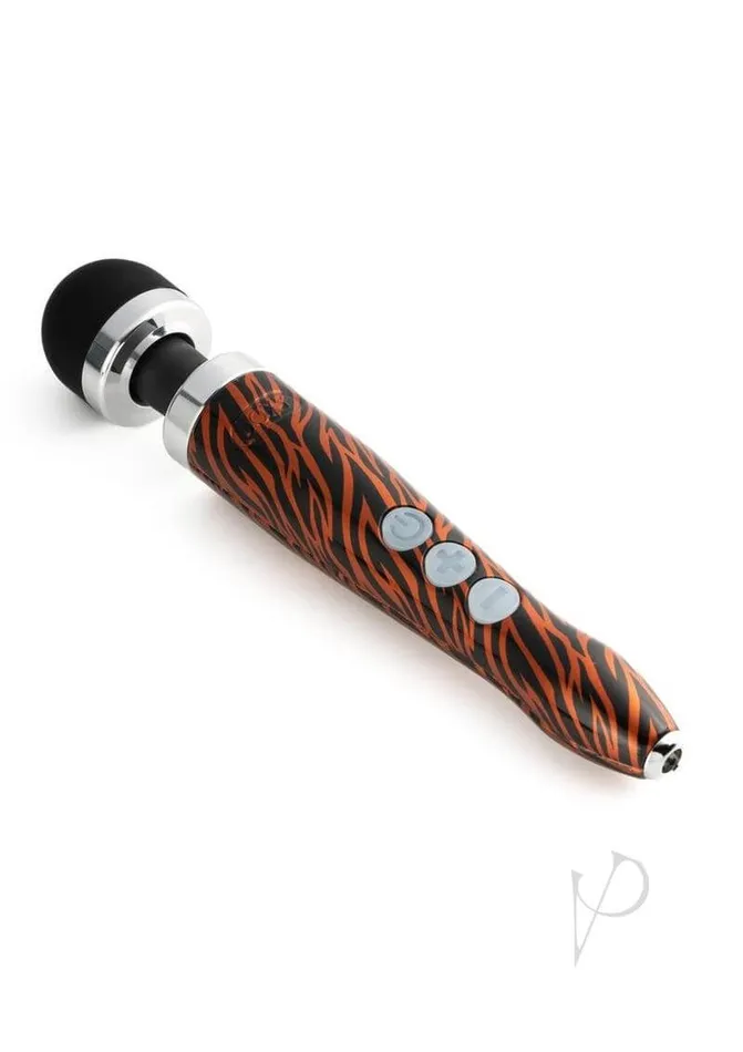 Experience Freedom with the Doxy Die Cast 3R Tiger Pattern Rechargeable Wand Massager Cmg Lesiure Ltd Female Sex Toys Experience Freedom with the Doxy Die Cast 3R Tiger Pattern Rechargeable Wand Massager Cmg Lesiure Ltd Female Sex Toys