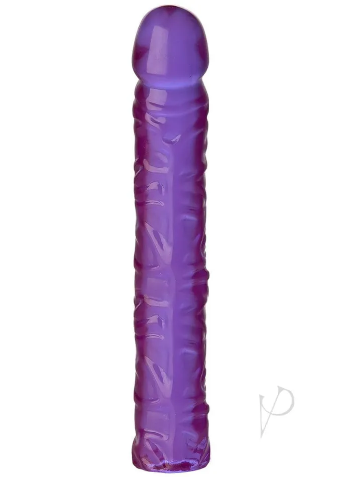 Female Sex Toys Timeless Pleasure with Doc Johnsons 10 Crystal Jellies Classic Purple Doc Johnson Enterprises