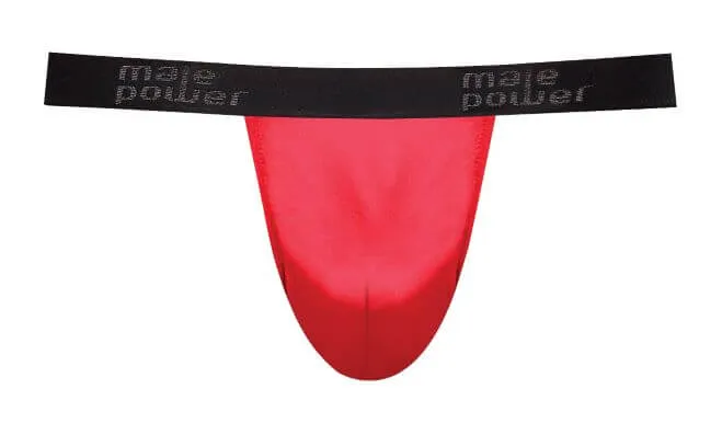 Male Power Underwear Jock Satin Lycra Red LXL Elevate Your Comfort and Style Male Power Lingerie Male Sex Toys