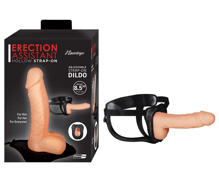 Nasstoys Female Sex Toys Erection Assistant Hollow Strap On 85 inches White Nasstoys Female Sex Toys Erection Assistant Hollow Strap On 85 inches White