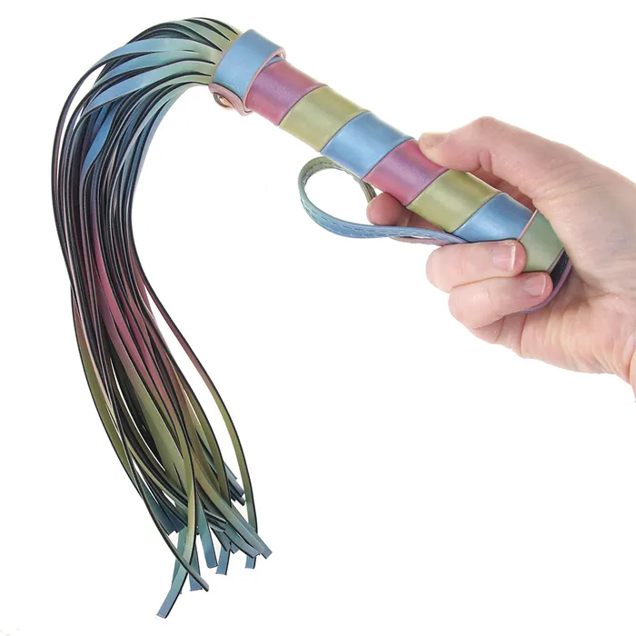 ns novelties Female Sex Toys Spectra Bondage Flogger in Rainbow ns novelties Female Sex Toys Spectra Bondage Flogger in Rainbow