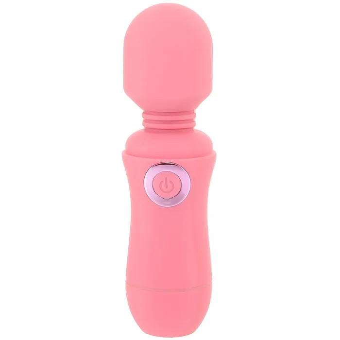 OMG ENJOY Rechargeable Mini Wand Vibe in Pink Pipedream Vibrators