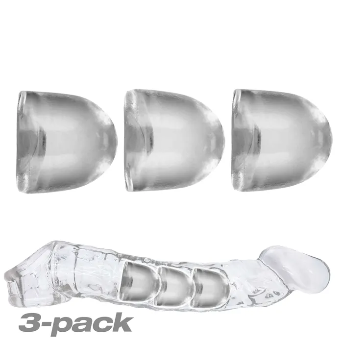 OXBALLS Anal Oxballs Adjust Fit Inserts 3Pack Customized Comfort for Your Perfect Fit