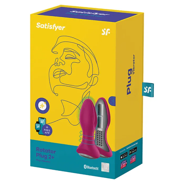 Satisfyer Rotator Plug 2 Fuschia SATISFYER Anal