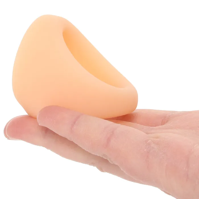 XR Brands Male Sex Toys Jock Discreet Silicone Cock Ball Ring in Light